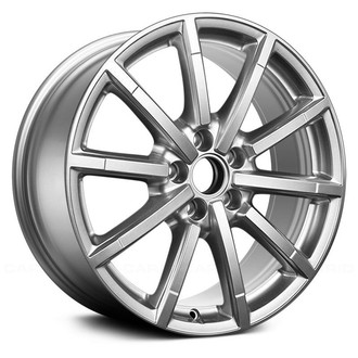 Replace® - 10 I-Spoke Bright Hyper Silver 18x8 Alloy Factory Wheel - Remanufactured