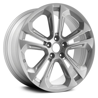 Replace® - 5 V-Spoke Medium Silver 19x8.5 Alloy Factory Wheel - Remanufactured