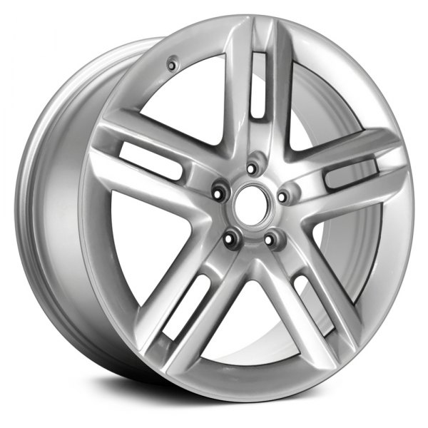 Replace® - 19 x 8.5 Double 5-Spoke Bright Hyper Silver Alloy Factory Wheel (Remanufactured)