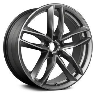 Replace® - Double 5-Spoke Machined and Medium Charcoal 20x9 Alloy Factory Wheel - Remanufactured
