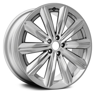 Replace® - 10 I-Spoke Machined with Silver Metallic Accents 20x9 Alloy Factory Wheel - Remanufactured