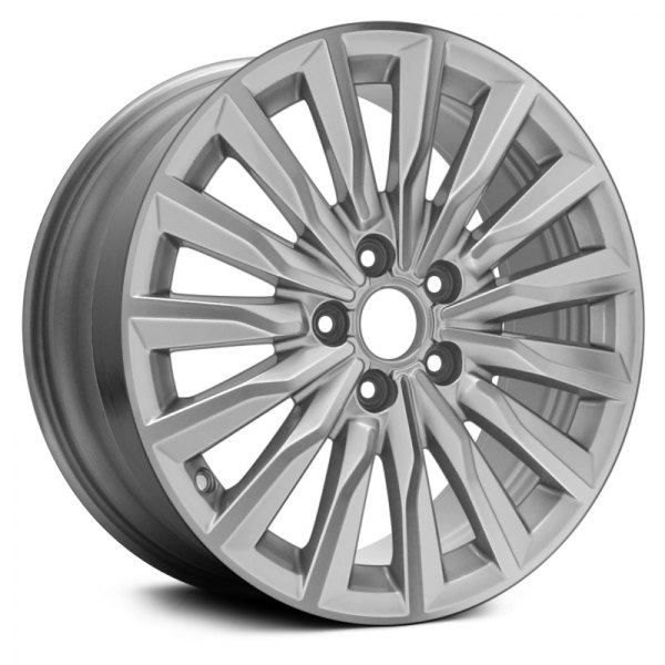 Replace® - 18 x 7.5 15 Turbine-Spoke Machined and Silver Alloy Factory Wheel (Remanufactured)