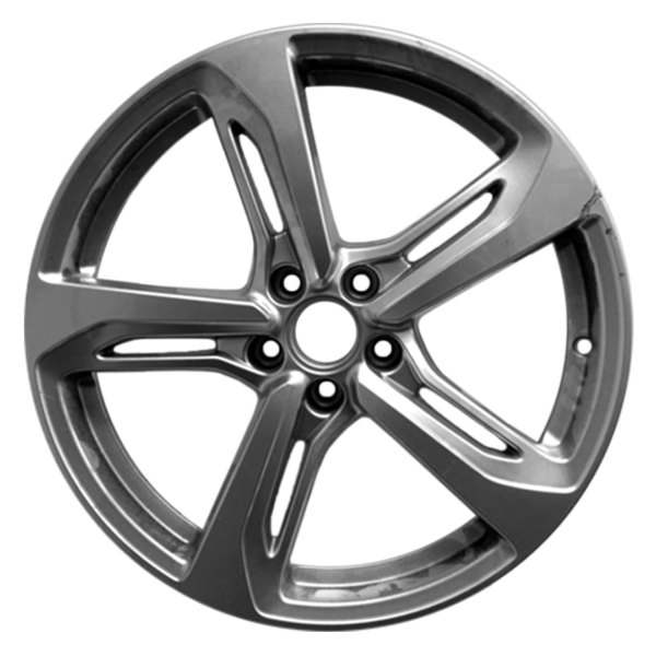 Replace® - 19 x 9 5 Split-Spoke Painted Silver Alloy Factory Wheel (Remanufactured)