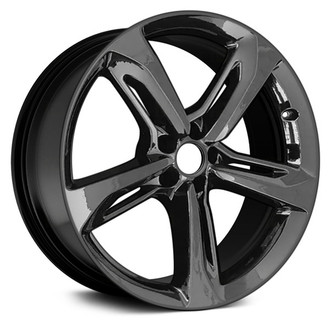 Replace® - 5 Split-Spoke Black 19x9 Alloy Factory Wheel - Remanufactured