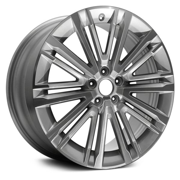 Replace® - 19 x 8.5 10 Double I-Spoke Machined and Sparkle Silver Alloy Factory Wheel (Remanufactured)