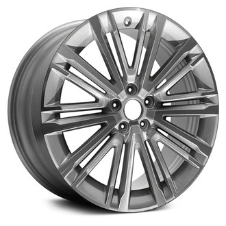 Replace® - 10 Double I-Spoke Machined and Sparkle Silver 19x8.5 Alloy Factory Wheel - Remanufactured
