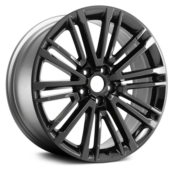 Replace® - 19 x 8.5 10 Double I-Spoke Machined and Hyper Silver Alloy Factory Wheel (Remanufactured)