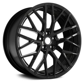Replace® - 10 Y-Spoke Medium Black with Black Primer 20x8.5 Alloy Factory Wheel - Remanufactured
