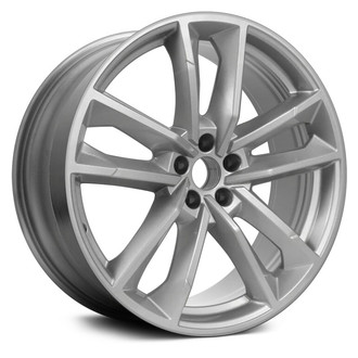 Replace® - Double 5-Spoke Machined and Silver 21x9 Alloy Factory Wheel - Remanufactured