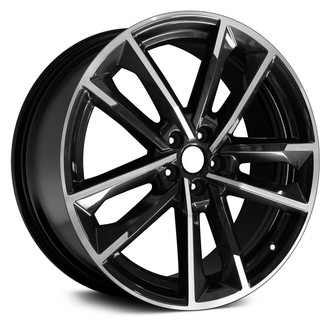 Replace® - Double 5-Spoke Black 21x9 Alloy Factory Wheel - Remanufactured