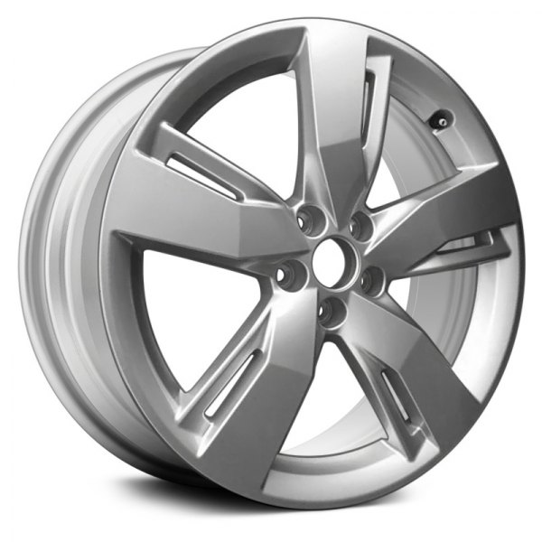 Replace® - 19 x 8 Double 5-Spoke Bright Sparkle Silver Alloy Factory Wheel (Remanufactured)