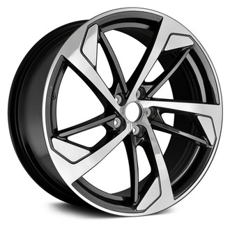 Replace® - Double 5-Spoke Machined With Black Metallic Accents 20x9 Alloy Factory Wheel - Remanufactured
