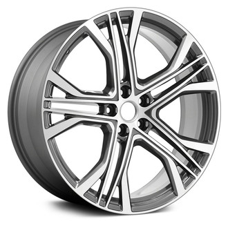Replace® - Multi 5-Spoke Machined Medium Charcoal Metallic 21x8.5 Alloy Factory Wheel - Remanufactured