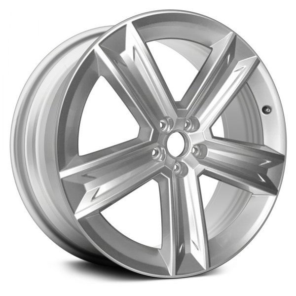 Replace® - 20 x 9 5-Spoke Painted Sparkle Silver Alloy Factory Wheel (Remanufactured)