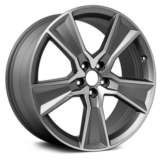 Replace® - 5-Spoke Machined Medium Charcoal Matte 20x8 Alloy Factory Wheel - Remanufactured