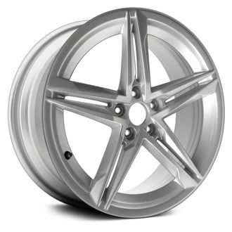 Replace® - Double 5-Spoke Medium Silver Metallic 18x8.5 Alloy Factory Wheel - Remanufactured