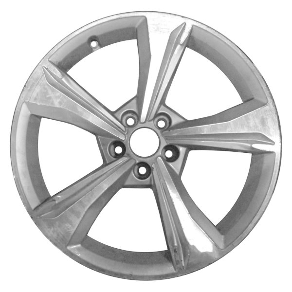 Replace® - 19 x 8 5-Spoke Light Silver Metallic with Machined Face Alloy Factory Wheel (Remanufactured)