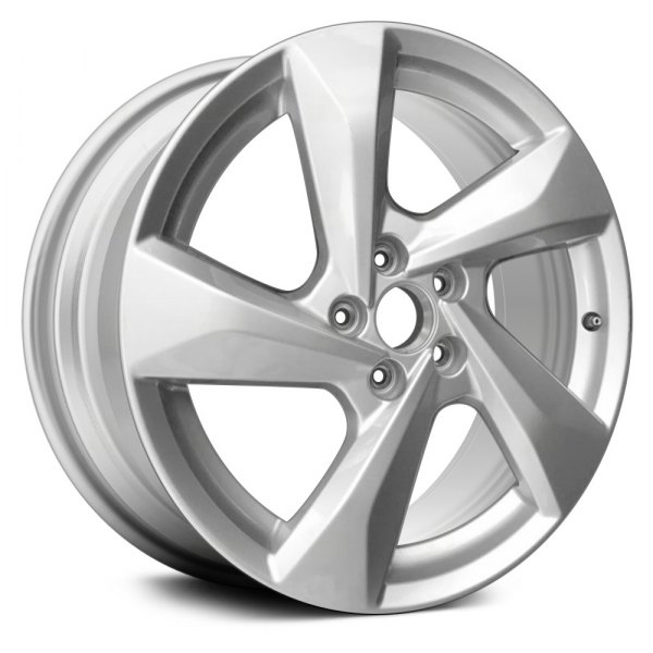 Replace® - 18 x 7 5-Spoke Sparkle Silver Alloy Factory Wheel (Remanufactured)