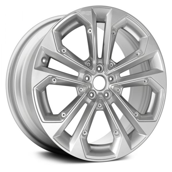 Replace® - 20 x 8.5 Double 5-Spoke Bright Sparkle Silver Alloy Factory Wheel (Remanufactured)