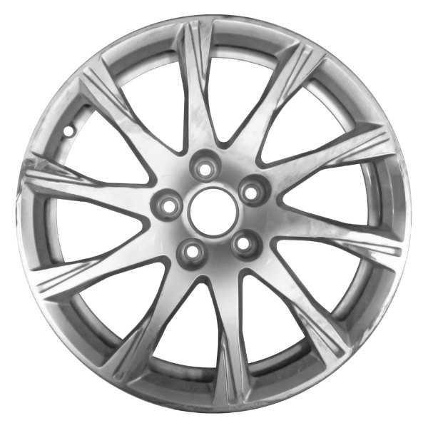 Replace® - 17 x 7.5 10 I-Spoke Bright Sparkle Silver Alloy Factory Wheel (Remanufactured)