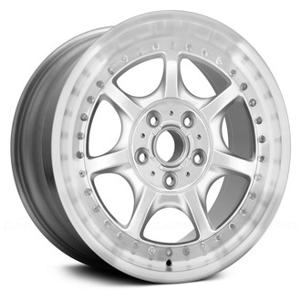 Replace® - 7 I-Spoke Machined and Silver 17x8 Alloy Factory Wheel - Remanufactured