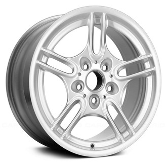 Replace® - Double 5-Spoke Bright Silver 17x8 Alloy Factory Wheel - Remanufactured