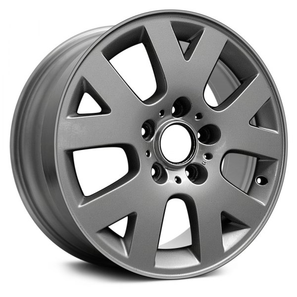 Replace® - 16 x 7 5 V-Spoke Bright Sparkle Silver Alloy Factory Wheel (Remanufactured)