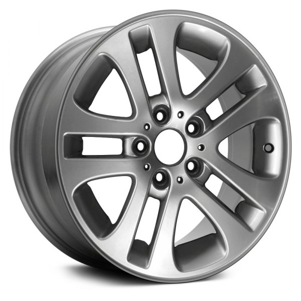 Replace® - 17 x 7 Double 5-Spoke Medium Silver Alloy Factory Wheel (Remanufactured)