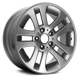 Replace® - Double 5-Spoke Medium Silver 17x7 Alloy Factory Wheel - Remanufactured