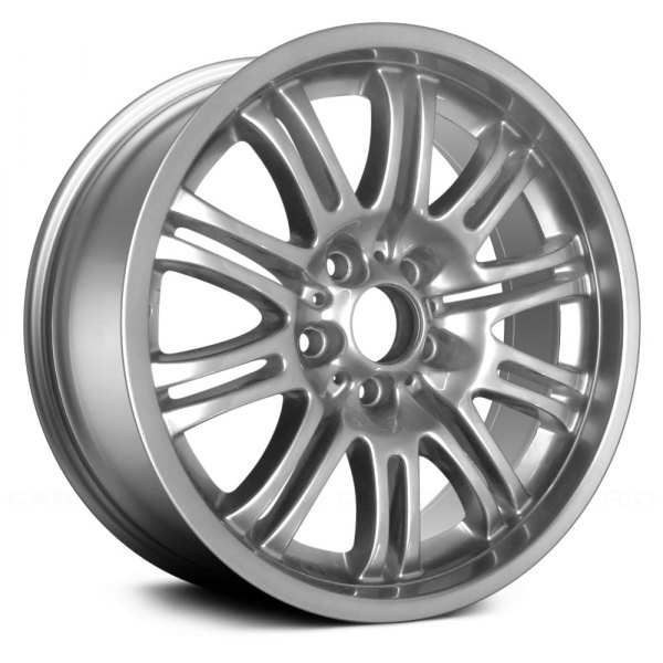 Replace® - 18 x 8 10 Double I-Spoke Medium Smoked Hyper Silver Alloy Factory Wheel (Remanufactured)