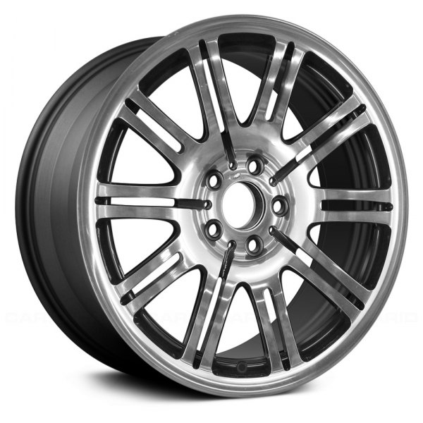 Replace® - 19 x 8 10 Double I-Spoke Polished and Charcoal Alloy Factory Wheel (Remanufactured)