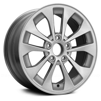 Replace® - 5 V-Spoke Silver 17x7 Alloy Factory Wheel - Remanufactured
