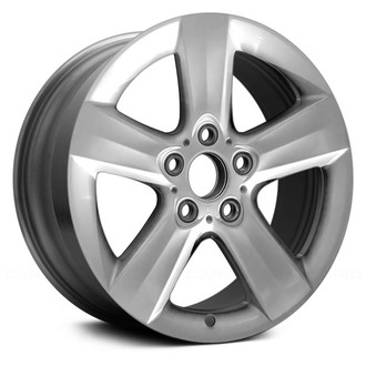 Replace® - 5-Spoke Silver 17x8 Alloy Factory Wheel - Remanufactured