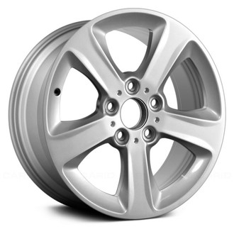 Replace® - 5-Spoke Silver 17x7 Alloy Factory Wheel - Remanufactured