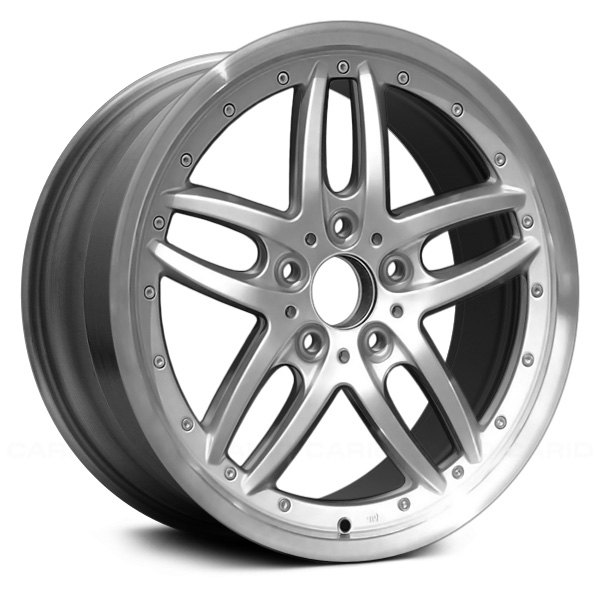 Replace® - 18 x 8.5 Double 5-Spoke Silver Alloy Factory Wheel (Remanufactured)