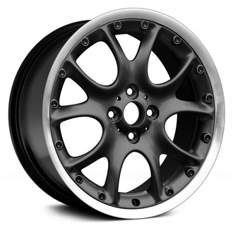 Replace® - 5 Y-Spoke Black 17x7 Alloy Factory Wheel - Remanufactured
