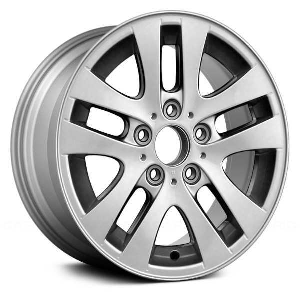 Replace® - 16 x 7 5 V-Spoke Silver Alloy Factory Wheel (Factory Take Off)