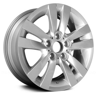 Replace® - Double 5-Spoke Silver 17x8 Alloy Factory Wheel - Remanufactured