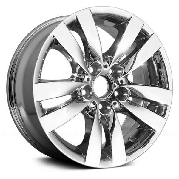 Replace® - 17 x 8 Double 5-Spoke Chrome Alloy Factory Wheel (Remanufactured)