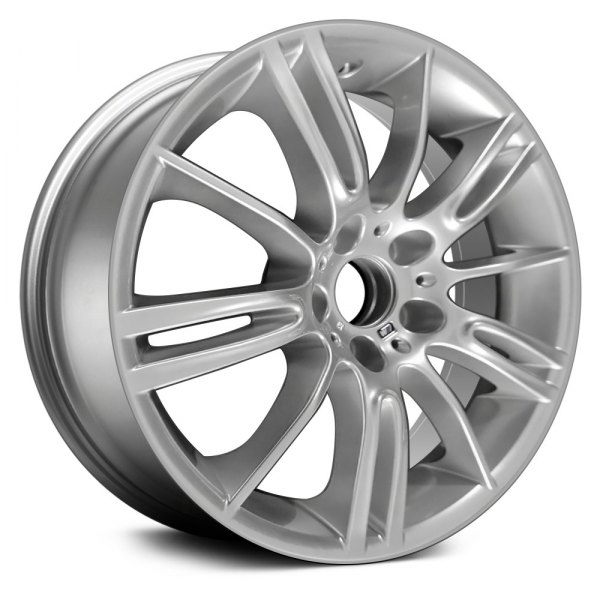 Replace® - 18 x 8.5 5 Alternating-Spoke Hyper Silver Alloy Factory Wheel (Remanufactured)