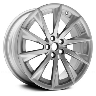 Replace® - 10 Turbine-Spoke Bright Sparkle Silver Metallic 18x9.5 Alloy Factory Wheel - Remanufactured
