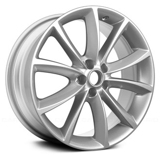 Replace® - 5 V-Spoke Sparkle Silver 19x8.5 Alloy Factory Wheel - Remanufactured