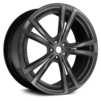 Replace® - Double 5-Spoke Gloss Black 20x11 Alloy Factory Wheel - Remanufactured
