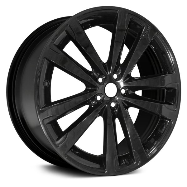 Replace® - 20 x 8.5 Double 5-Spoke Black Alloy Factory Wheel (Remanufactured)