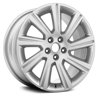 Replace® - 9 I-Spoke Silver 18x8 Alloy Factory Wheel - Remanufactured