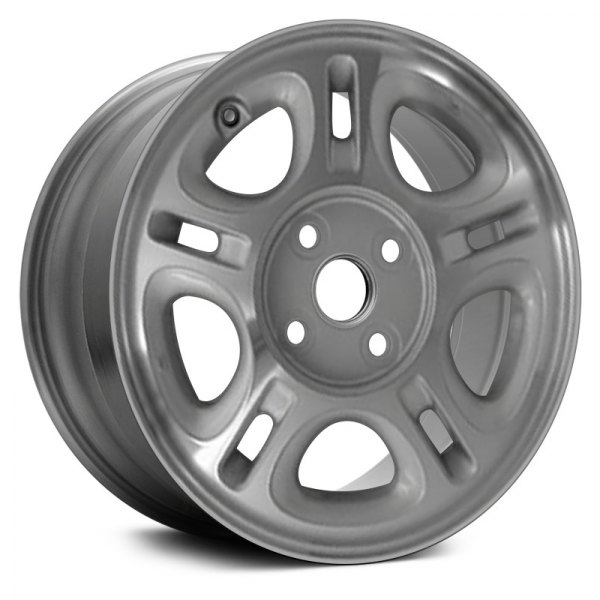 Replace® - 14 x 5.5 Double 5-Spoke Silver Alloy Factory Wheel (Remanufactured)