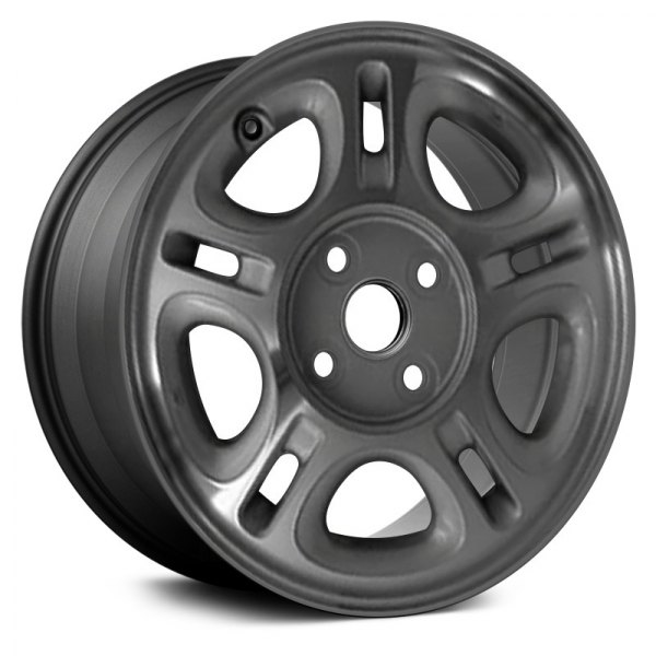 Replace® - 14 x 5.5 Double 5-Spoke Charcoal Gray Alloy Factory Wheel (Remanufactured)