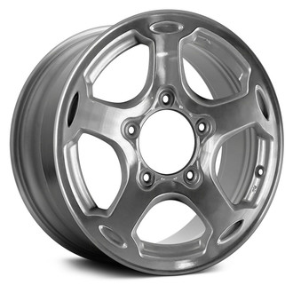 Replace® - 5-Spoke Machined and Medium Spark Charcoal Tex 15x5.5 Alloy Factory Wheel - Remanufactured