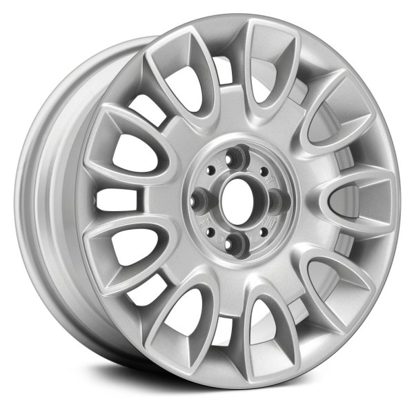 Replace® - 15 x 6 9 V-Spoke Bright Silver Metallic Alloy Factory Wheel (Remanufactured)