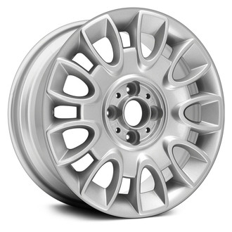 Replace® - 9 V-Spoke Bright Silver Metallic 15x6 Alloy Factory Wheel - Remanufactured